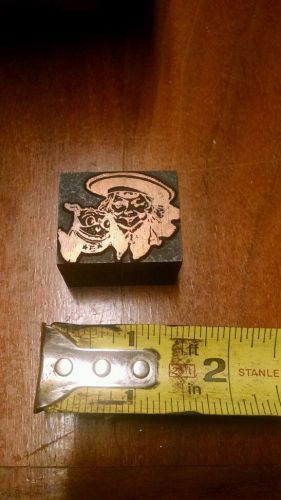 Antique Buster Brown Printers Block