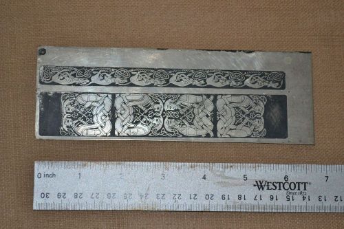 SILVER AND NICKEL PRINTING PLATE