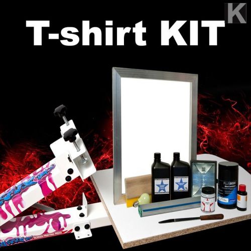 K-ser zero + screen printing kit frame squeegee emulsion exposure set machine for sale