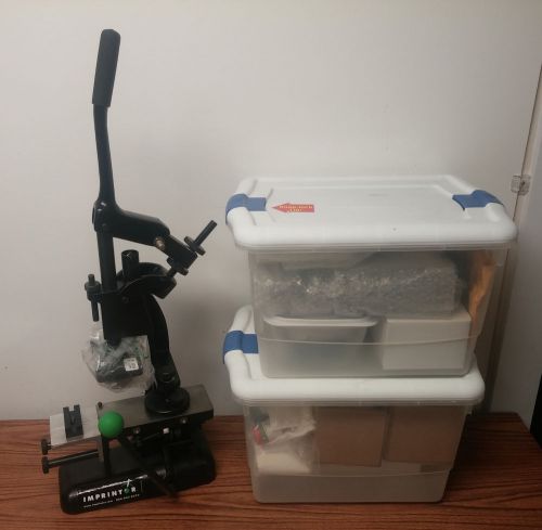 Imprintor Press with accessories and plate maker