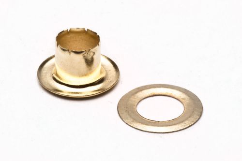 1000 #0 1/4&#034; grommet machine grommets &amp; washers gold eyelets hand press tool usa for sale