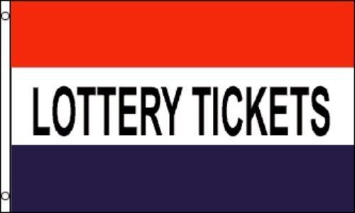Lottery Tickets Flags 3&#039; X 5&#039;  Banners Outdoor Indoor (2 PACK) Pair