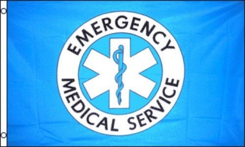 Emergency Medical Service Flag 3&#039; X 5&#039; Banner Outdoor Indoor bx
