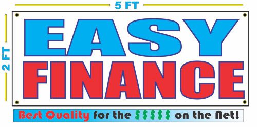 EASY FINANCE Banner Sign NEW Larger Size Best Quality for The $$$ Car Lot We