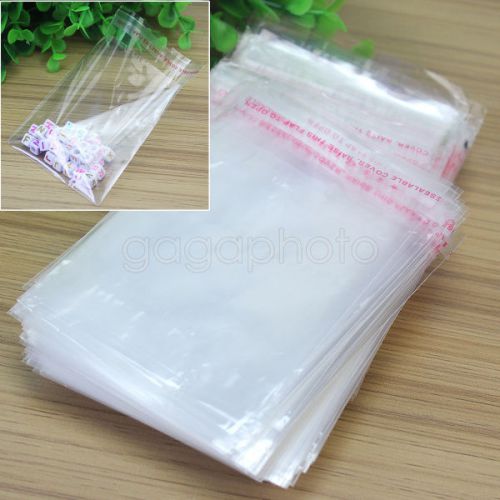 400 Pcs Useful Clear Self Adhesive Plastic Pack Bags Jewelry Gift Packaging