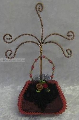 Shabby French Provincial Country Boudoir Style Handbag Ring &amp; Jewellery Holder