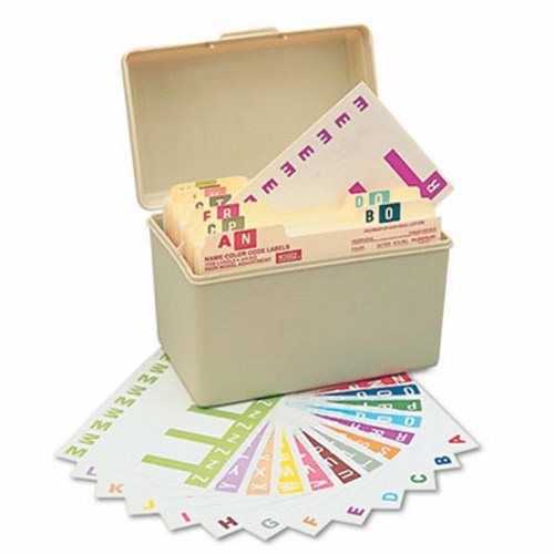 Smead Color-Coded First Letter Combo Labels Set, A-Z, 1500 per box(SMD67150)