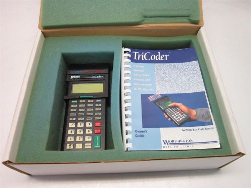 Tricoder worthington worth data tricoder lt54 portable barcode scanner for sale