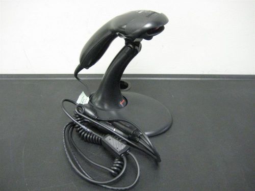 Honeywell MS9520 (Black) PS/2 Retail Handheld Barcode Label Scanner with Stand