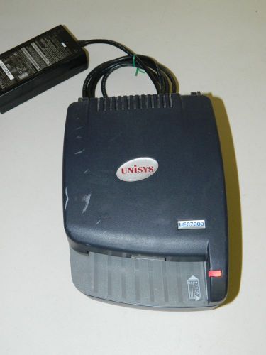 UNISYS UEC 7011-F UEC7000 USB Check Scanner, w/ POWER SUPPLY