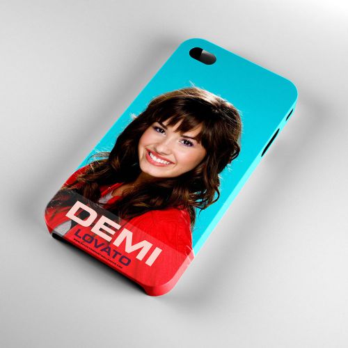 New Demi Lovato Cute Pink Girly Song Singer iPhone 4 4S 5 5S 5C 6 6Plus 3D Case