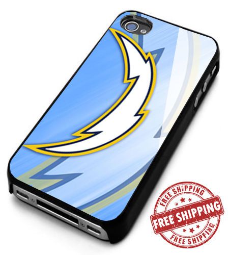 San Diego Chargers Team Logo iPhone 4/4s/5/5s/5c/6/6+ Black Hard Case