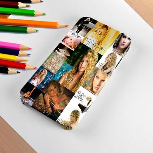 Taylor Swift Pop Singer Collage Album A109 New iPhone and Samsung Galaxy Case