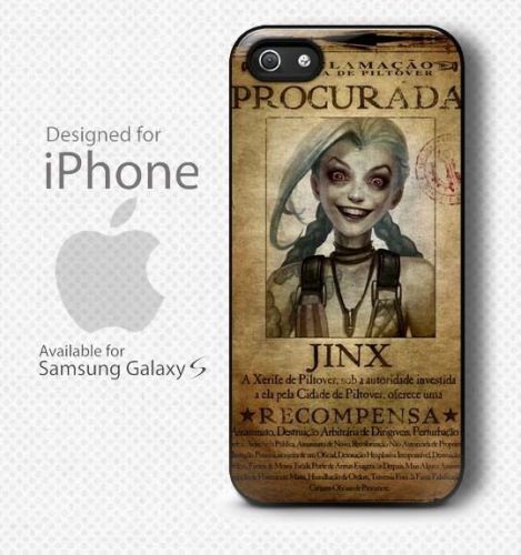 New Jinx Poster Wanted Procurada Case For iPhone and Samsung  galaxy