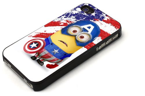Minion Captain America Cases for iPhone iPod Samsung Nokia HTC
