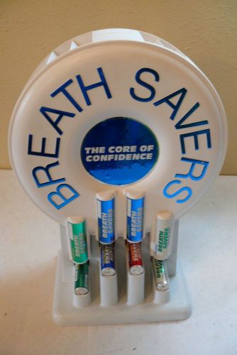 Vintage Breath Savers Mints Counter-top Display Vintage 1990 NICE!