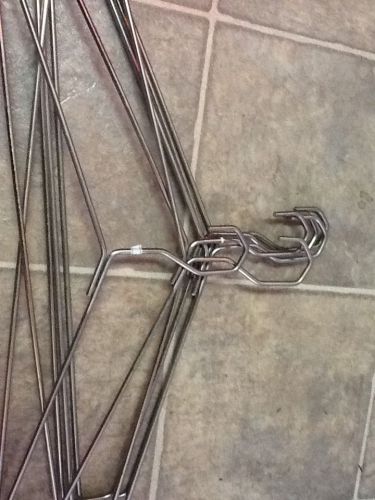 super heavy duty military or dry cleaner hangers thick Lot Of 6 Industrial