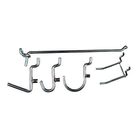 Garage/workshop assorted peg hook kit for 1/4&#034; peg board (16 pieces) for sale
