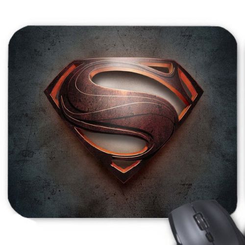 Superman Man Of Steel Logo Mousepad Mouse Mat Cute Gift