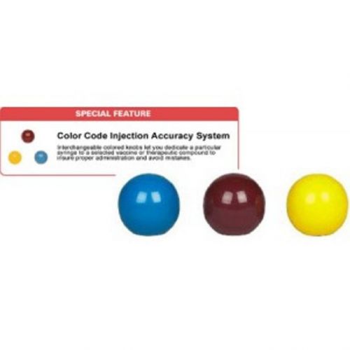 ALLFLEX Colored Piston Rod Knobs Use w/ Allflex Repeater Syringes Vaccinate