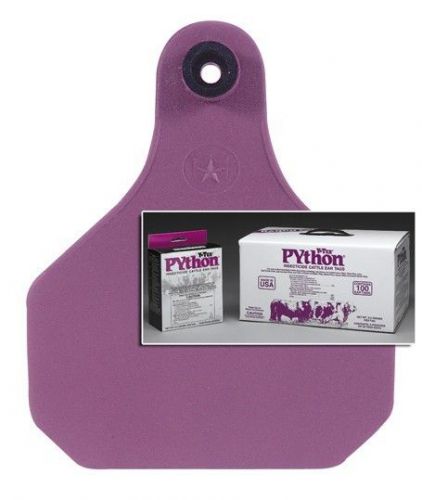 Python  insecticide fly tags 20/pkg cattle cows calf for sale