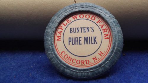 Vintage 1950&#039;s nos cardboard milk bottle caps advertising for sale