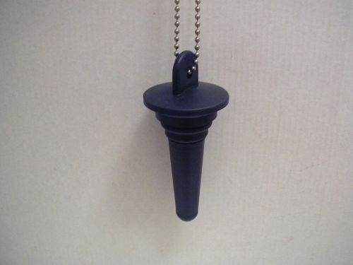 Inflation shut off plug - with chain - rubber - brand new for sale