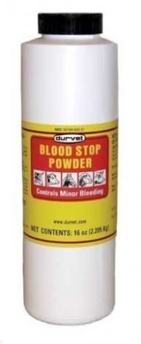 NEW Durvet Blood Stop Powder 16 Oz