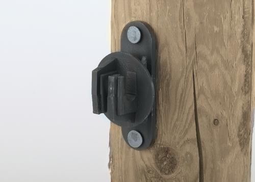 Black Electric Fence Insulator - Wood Post - Dare # 2930 (Quantity 200)