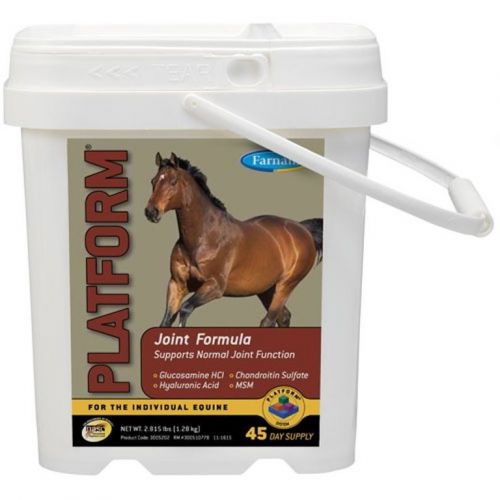 PLATFORM Joint Equine Supplement 2.8 Pounds Horse Glucosamine HCI MSM Nuggets