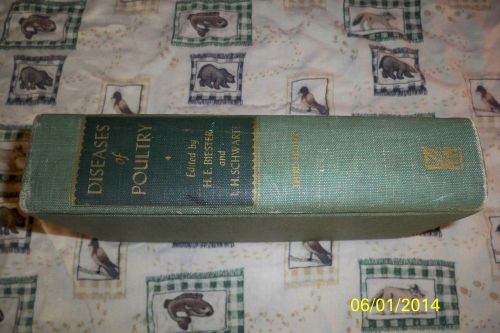 1952 Diseases of Poultry Book! Huge! 1245 Pages! Amazing!