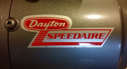 Dayton speedaire compressor model 2z867 hobby airbrush 1/6 hp works great usa for sale