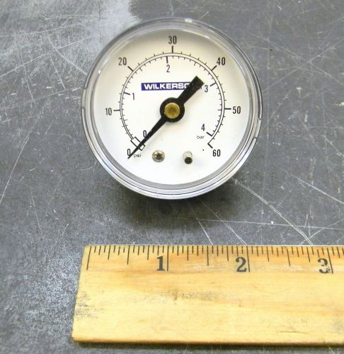 Wilkerson rrp-95-230 pneumatic pressure gauge 0-60 psi 1/4&#034; npt new in box for sale