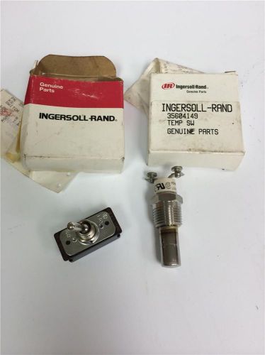 Oem ingersoll rand compressor 35604149 temperature switch &amp; 35221803 switch lot for sale