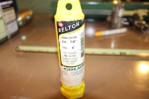 Relton rb-14 ho 7/8&#034; x 4&#034; carbide-tipped rotary rebar cutter (cb1-de23-1) for sale