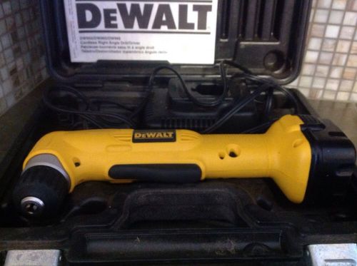 Dewalt Right Angle Drill/Driver with case, charger, battery, manual. Great Cond.