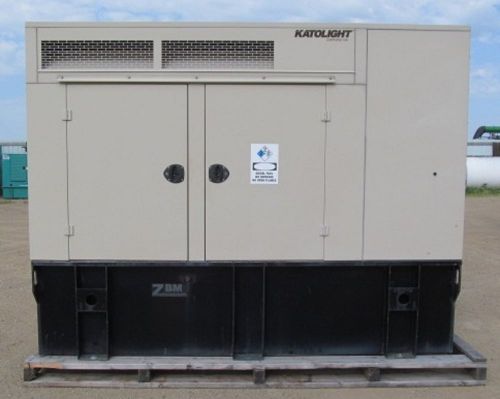 60kw katolight / john deere diesel generator / genset - 500 hours - load tested for sale