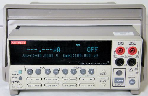 Calibrated Keithley 2425 Source Measure Unit + Cert of Calibration SMU