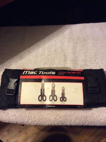 mac tools 3 piece tin snip set tss95101