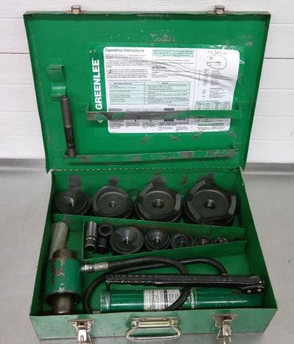 GREENLEE 7310 METAL HYDRAULIC ELECTRICIAN KNOCKOUT PUNCH DIE PUNCHES 1/2-4 inch