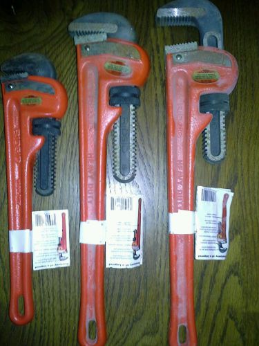 Rigid tools heavy duty 2- 18&#039;&#039; &amp; 1-14&#039;&#039; pipe wrenches
