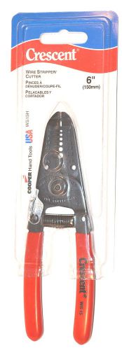Nos crescent usa 6&#034; 10-20awg 0.8-2.6mm wire stripper cutter pliers ws15h list$25 for sale