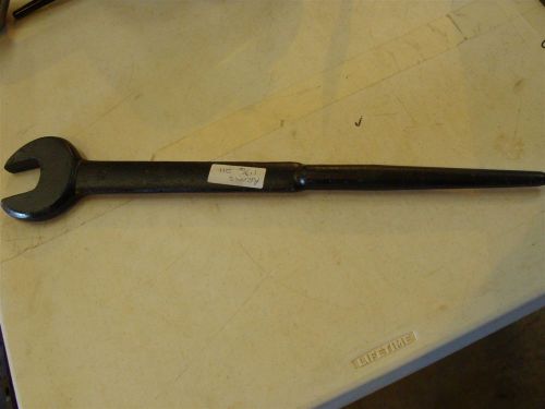 Armstrong 211 1-13/16 inch straight open end spud wrench used as is for sale