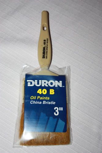 New 3&#034; duron sherwin williams 40b 100% china bristle oil paints - paint brush for sale