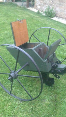 SEED TILLER GOOD FOR THE SHOWS WITH A STATIONARY ENGINE GARAGE BARN FIND