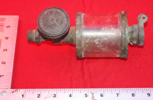 Brass hit miss engine drip oiler cup steam pressure valve handle essex brass for sale