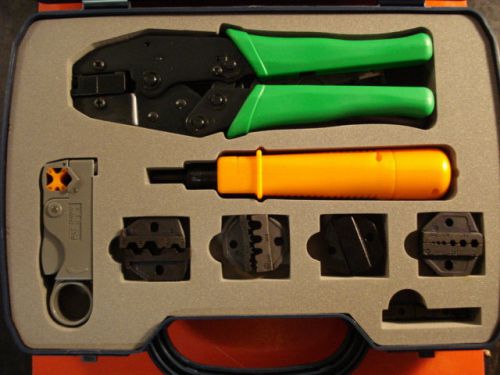 Nuline data comm, ht-2314b, 9pc tool kit, impact tool, crimper, stripper, /hm3/ for sale