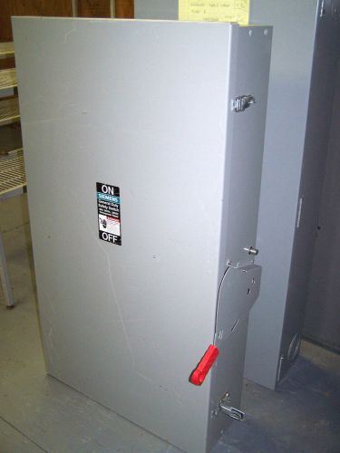 Siemens General Duty Safety Switch 400A ... NEMA 1 ... GNF325  ... X-04