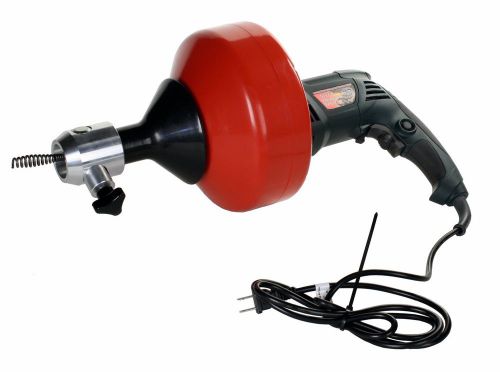 Sdt d62a corded drill drain cleaner machine c1 5/16&#034; x 35&#034; cable for 3/4&#034; -2&#034; for sale