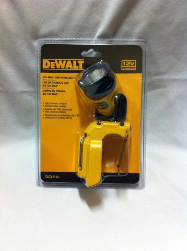 DEWALT DCL510 AND DCB120, LED WORKLIGHT AND ABTTERY, BNIB